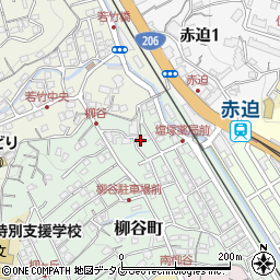 長崎県長崎市柳谷町12-7周辺の地図