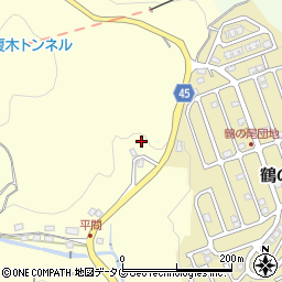 長崎県長崎市平間町1233周辺の地図