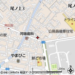 東亜コンサルタント株式会社　熊本支店周辺の地図