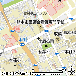 ナガベア株式会社熊本営業所周辺の地図