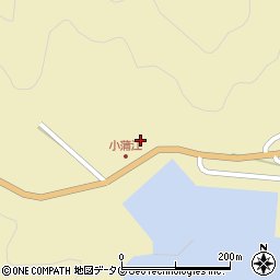 大分県佐伯市蒲江大字蒲江浦5105-16周辺の地図