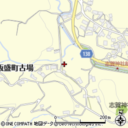 長崎県諫早市飯盛町古場1313周辺の地図