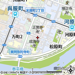〒860-0032 熊本県熊本市中央区万町の地図