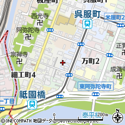 熊本県熊本市中央区西阿弥陀寺町30周辺の地図