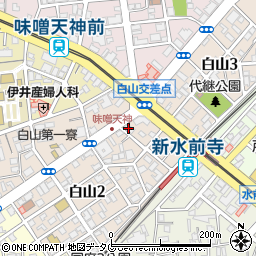 ヒューマンネットワーク熊本周辺の地図