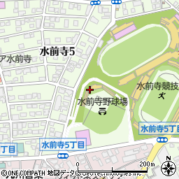 熊本市軟式野球連盟周辺の地図