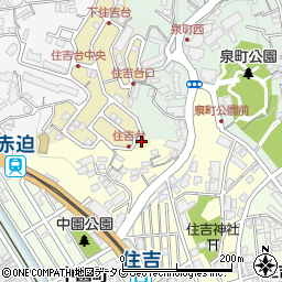 長崎県長崎市住吉台町9周辺の地図