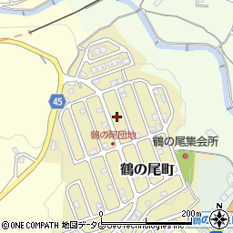 長崎県長崎市鶴の尾町20周辺の地図