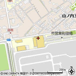 DCMダイキペット＆グリーン東町店周辺の地図