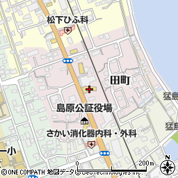 スバル自動車株式会社　島原店周辺の地図