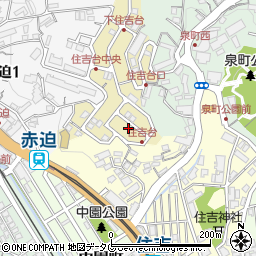 長崎県長崎市住吉台町10周辺の地図