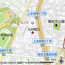 九電九友会　熊本支部周辺の地図