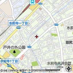 株式会社熊本計算センター　地域ビジネスソリューショングループ・医療サポートダイヤル周辺の地図