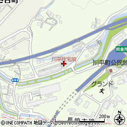 川平住宅周辺の地図