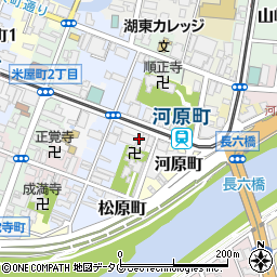 〒860-0022 熊本県熊本市中央区横紺屋町の地図