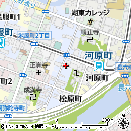 ふとんのヤマト熊本支店周辺の地図