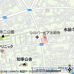住友生命保険相互会社　熊本支社水前寺支部周辺の地図