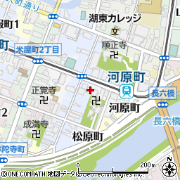 日本貿易振興機構　熊本貿易情報センター周辺の地図
