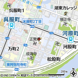 熊本市立熊本五福幼稚園周辺の地図