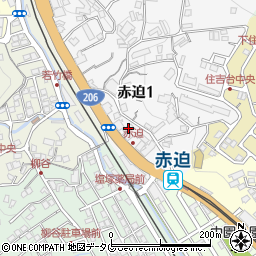 アベニュー明日香周辺の地図