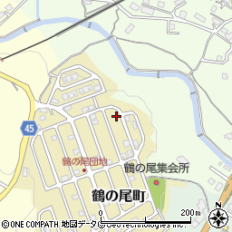 長崎県長崎市鶴の尾町18-16周辺の地図