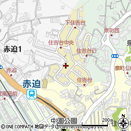 長崎県長崎市住吉台町7周辺の地図