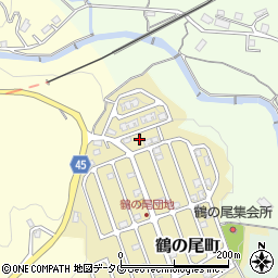 長崎県長崎市鶴の尾町25周辺の地図