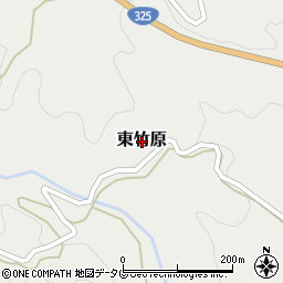 熊本県上益城郡山都町東竹原周辺の地図