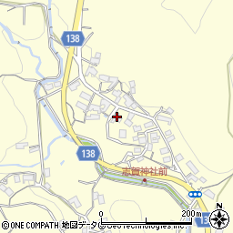 長崎県諫早市飯盛町古場843周辺の地図