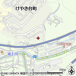 長崎県長崎市けやき台町1周辺の地図
