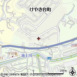 長崎県長崎市けやき台町6-16周辺の地図