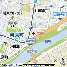 熊本県熊本市中央区慶徳堀町周辺の地図
