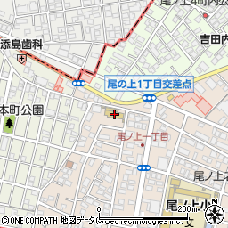 九州音楽京塚周辺の地図