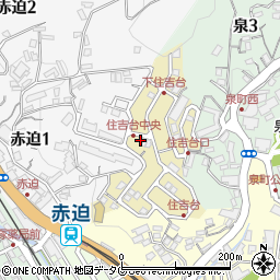 長崎県長崎市住吉台町7-40周辺の地図