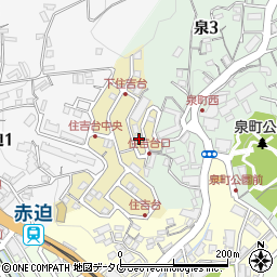 長崎県長崎市住吉台町2-7周辺の地図