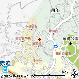 長崎県長崎市住吉台町1周辺の地図