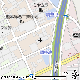 株式会社永井運送　熊本輸送団地営業所周辺の地図
