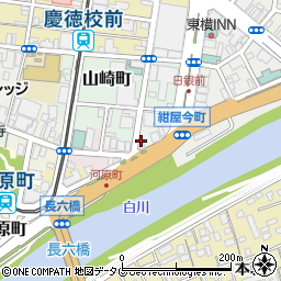 熊本県熊本市中央区紺屋今町22周辺の地図