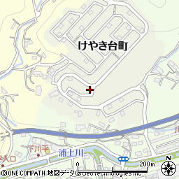 長崎県長崎市けやき台町5-12周辺の地図