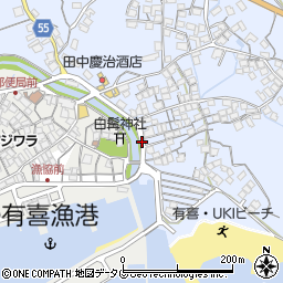 松里町周辺の地図