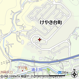 長崎県長崎市けやき台町5周辺の地図