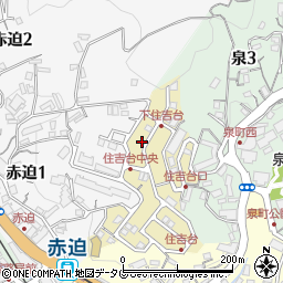 長崎県長崎市住吉台町6周辺の地図