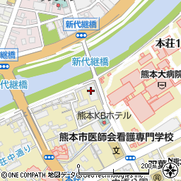 熊本歯科技術専門学校　歯科技工士科周辺の地図