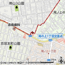 東京塚周辺の地図