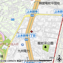 ユノカ商事株式会社　熊本支店周辺の地図