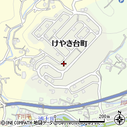 長崎県長崎市けやき台町9-10周辺の地図