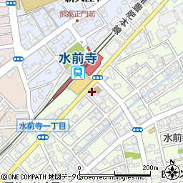 Ｐｒｉｍｅ水前寺駅前周辺の地図