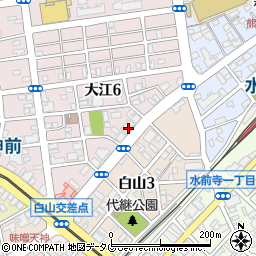 株式会社熊本スケートセンター周辺の地図