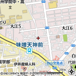 おても健康茶本舗大田黒茶舗本店周辺の地図