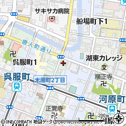 セブンイレブン熊本米屋町店周辺の地図